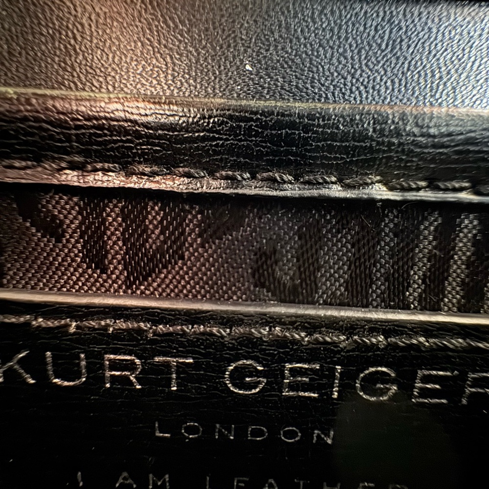 Kurt Geiger Leopard Print Crossbody Mini Handbag - Picture 9 of 12